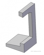 Блок стеновой СБ-2-1