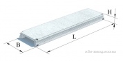 Плиты ребристые 1П 4-4 AтVт