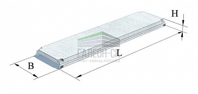 Плиты покрытий ребристые 2ПГ6 4АIIIвт