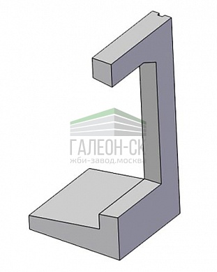 Блок стеновой СБ-2-1 под В-1-1