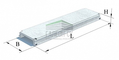 Плиты ребристые 1П 4-5 AтVт